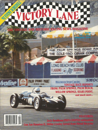 VICTORY LANE 1992 FEB - THE VINTAGE & HISTORIC RACING NEWS MAGAZINE